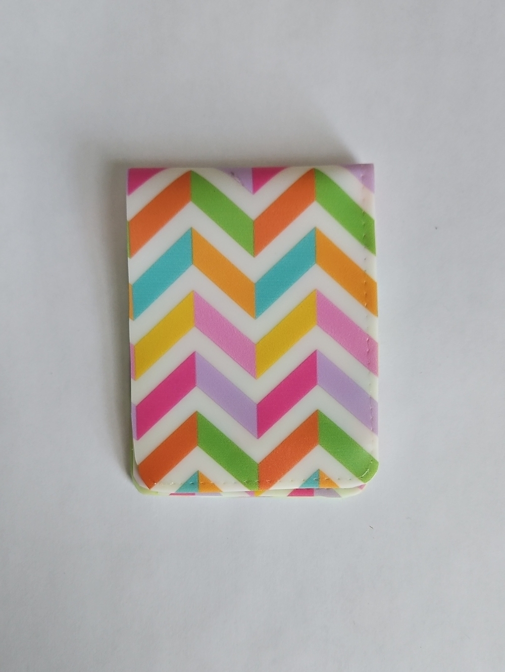 Colorful Chevron Card Sleeve Wallet - Multicolor